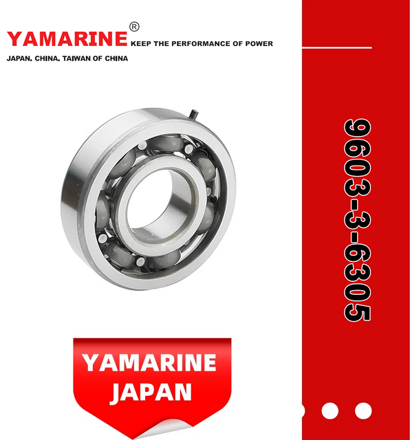 YAMARINE outboard motor Ball Bearing 9603-3-6305 fit for MERCURY TOHATSU 9.9HP/15HP/18HP