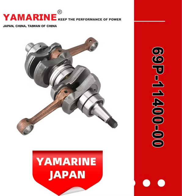 JAPAN YAMARINE outboard motor CRANKSHAFT ASSY 69P-11400-00 fit for YAMAHA 25HP 30HP outboard engine