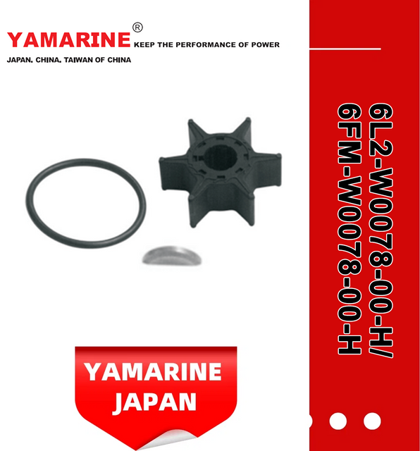 JAPAN YAMARINE Outboard Motor WATER PUMP KIT 6L2-W0078-00-H/6FM-W0078-00-H Fit for Yamaha Outboard Engine