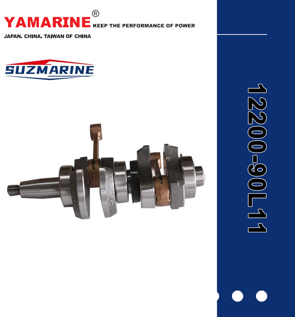 SUZMARINE DT9.9/DT15 outboard motor Crankshaft ASSY 12200-90L11 fit for SUZUKI 9.9HP 15HP marine engine 