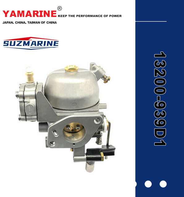 SUZMARINE DT9.9/DT15 outboard motor Carburetor Assy 13200-939D1 fit for SUZUKI 9.9HP 15HP marine engine 