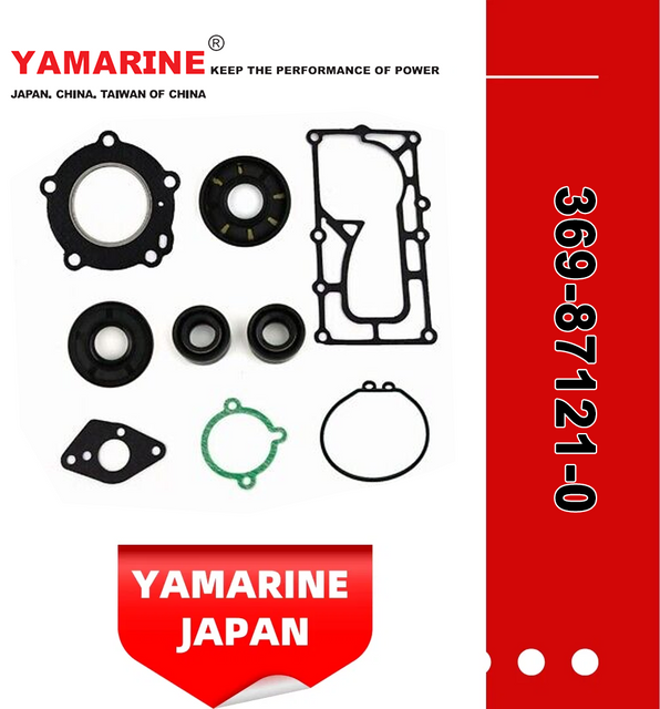 JAPAN YAMARINE outboard motor Power Head Gasket Set 369-87121-0 fit for TOHATSU MERCURY 5HP 6HP