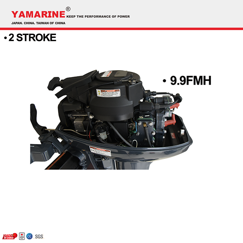 JAPAN YAMARINE 9.9FMH outboard motor replace YAMAHA 2 stroke 9.9hp outboard engine