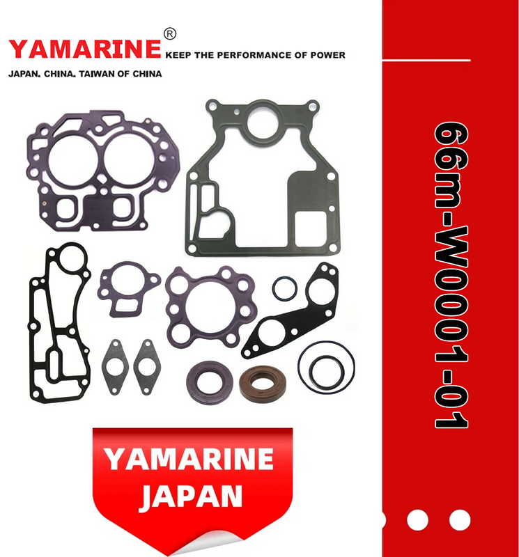 2 / 4 Stroke Outboard Gasket Kit 66m-W0001-01 for YAMAHA Model 20/40/75/80/90/100/115 HP Outboard