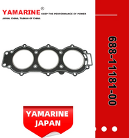 Yamarine Outboard Gasket 688-11181-00/A1/A0/A2, Head Gasket, Cylinder Gasket Fit for 75/85HP YAMAHA Outboard Engine