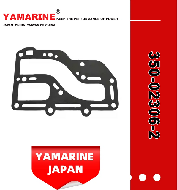 YAMARINE outboard motor Exhaust Cover Gasket 350-02306-2 fit for MERCURY TOHATSU 9.9HP/15HP/18HP