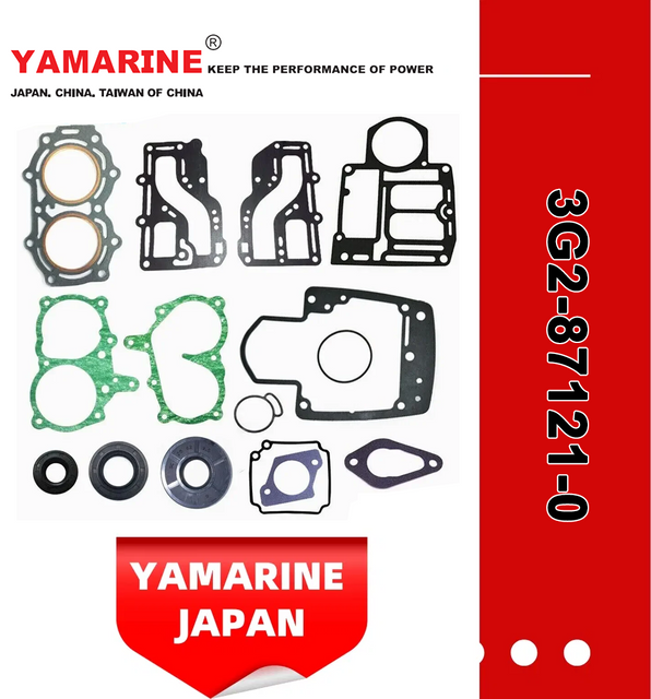 YAMARINE outboard motor Lower Unit Gasket Set 3G2-87121-0 fit for MERCURY TOHATSU 9.9HP/15HP/18HP