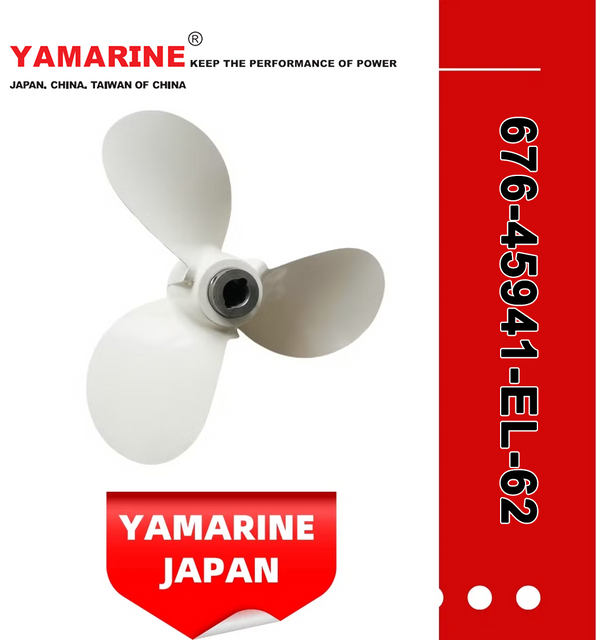 JAPAN YAMARINE OUTBOARD PROPELLER 676-45941-EL-62 Fit for YAMAHA E40G outboard motor 