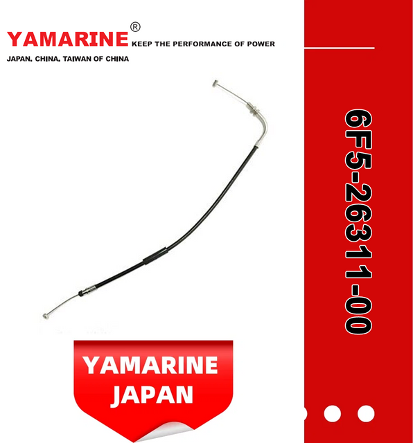 JAPAN YAMARINE OUTBOARD TROTTLE CABLES 6F5-26311-00 Fit for YAMAHA E40G outboard motor 