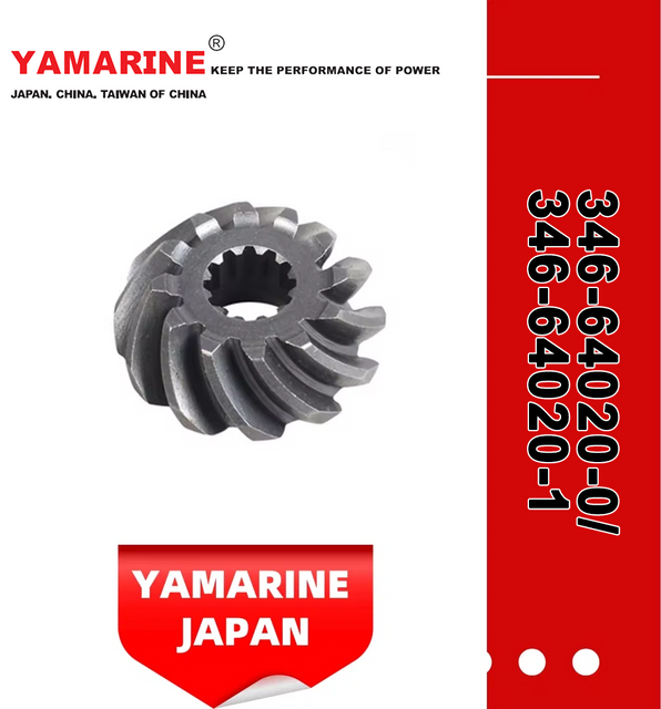 JAPAN YAMARINE outboard motor PINION GEAR 346-64020-0/346-64020-1 fit for TOHATSU/NISSAN 25HP,30HP,MFS30A,MFS 30B