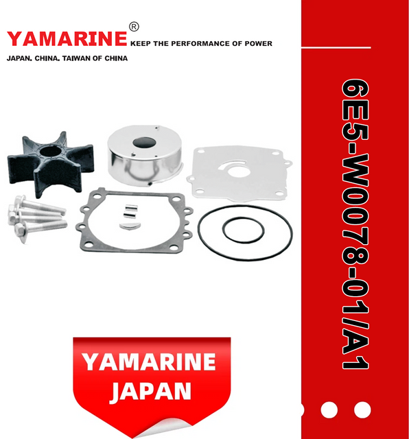 JAPAN YAMARINE Outboard Motor WATER PUMP KIT 6E5-W0078-01/A1 Fit for Yamaha Outboard Engine