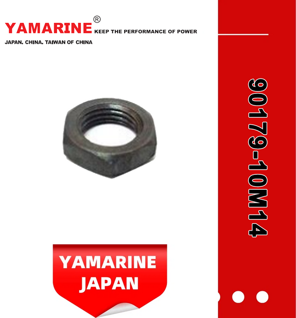 JAPAN YAMARINE outboard motor NUT 90179-10M14 fit for YAMAHA 25HP 30HP outboard engine