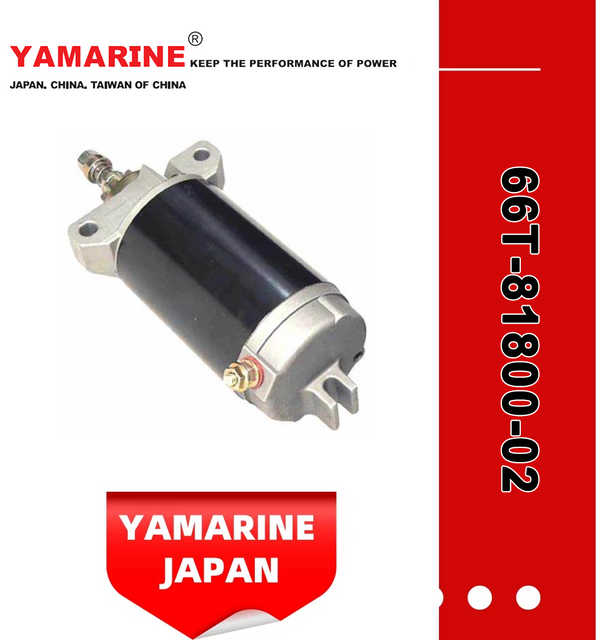 JAPAN YAMARINE OUTBOARD STARTING MOTOR ASSY 66T-81800-02 Fit for YAMAHA E40X outboard motor 