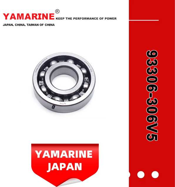 JAPAN YAMARINE OUTBOARD CRANK BEARING 1 93306-306V5 Fit for YAMAHA E40X outboard motor 