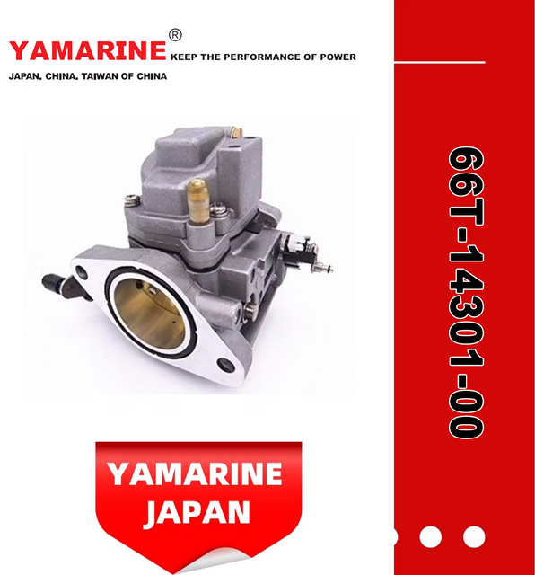 JAPAN YAMARINE OUTBOARD CARBURETOR ASSY 66T-14301-00 Fit for YAMAHA E40X outboard motor 