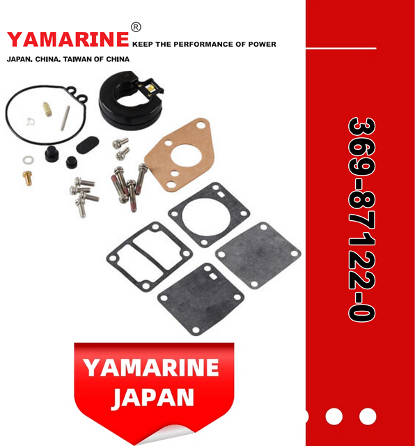 JAPAN YAMARINE outboard motor Carburetor Repair Kit 369-87122-0 fit for TOHATSU MERCURY 5HP 6HP