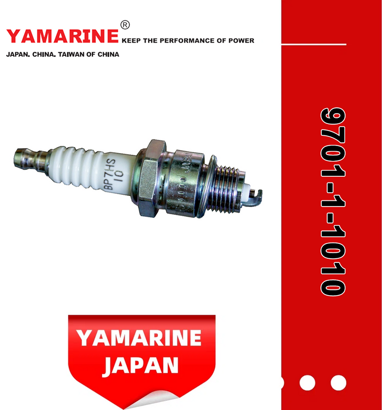 JAPAN YAMARINE outboard motor Spark Plug 9701-1-1010 fit for TOHATSU MERCURY 5HP 6HP