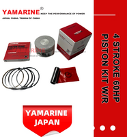 JAPAN YAMARINE 4 Stroke outboard motor piston kit with ring 69W-11631-01-97,67C-11603-00 fit for YAMAHA F60