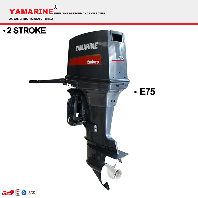 JAPAN YAMARINE 75HP outboard motor replace YAMAHA 2 stroke outboard engine