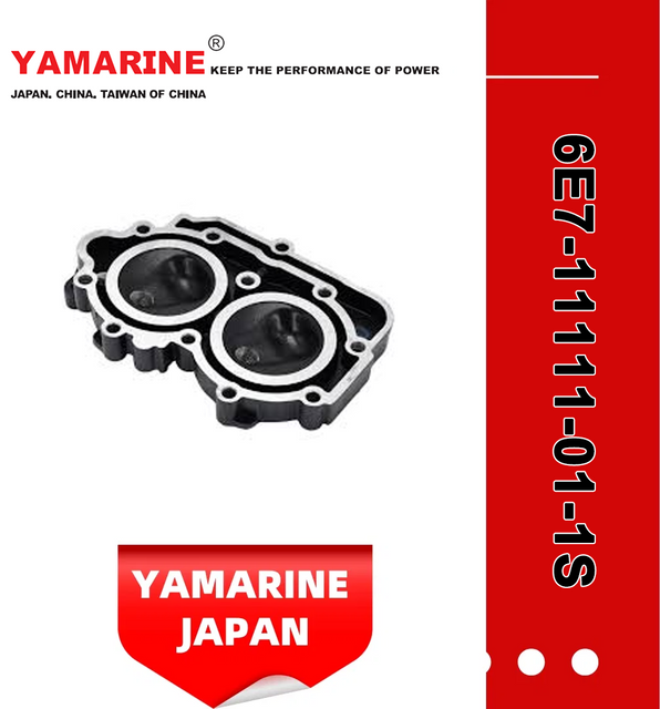 Yamarine Outboard Cylinder Head 6e7-11111-01-1s Fit YAMAHA 15HP 15fmh Outboard Engine