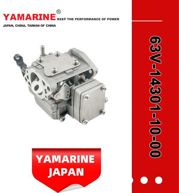 Carburetor Assembly 63V-14301-10-00 for YAMAHA 9.9HP 15HP 2 Stroke Outboard Motor Engine