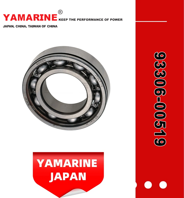 93306-00519 YAMAHA Outboard Spare Part Engine Bearing 9.9HP, 15HP, 20HP, 25HP, 30HP, 40HP, 48HP, 60HP, 70HP, 80HP, 100HP (93306-00519-00)