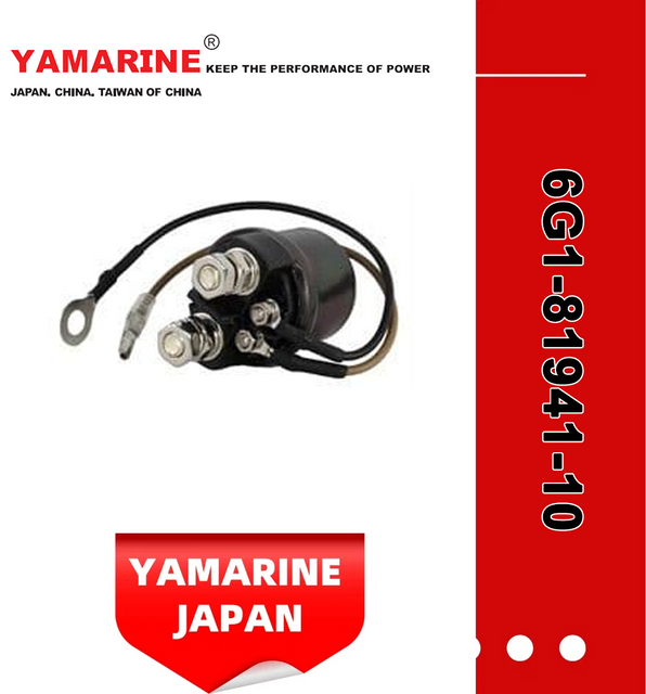 JAPAN YAMARINE outboard motor STARTER REPLAY ASSY 6G1-81941-10 fit for YAMAHA 25HP 30HP outboard engine