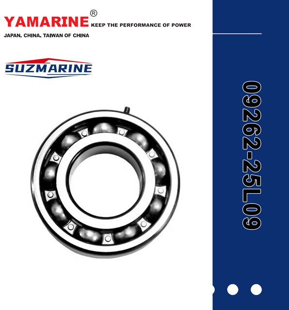 SUZMARINE DT9.9/DT15 outboard motor Ball Bearing 09262-25L09 fit for SUZUKI 9.9HP 15HP marine engine 