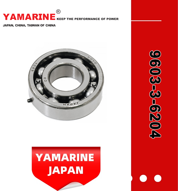 YAMARINE outboard motor Ball Bearing 9603-3-6204 fit for MERCURY TOHATSU 8HP/9.8HP