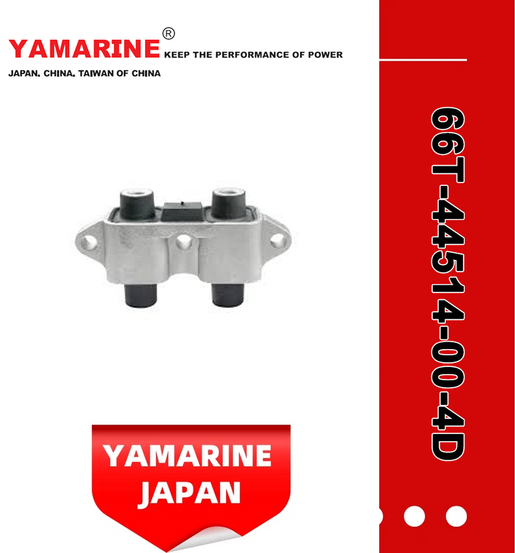 Rubber Mount Damper 66t-44514-00-4D for YAMAHA E40X 40HP Outboard Engine Motor Parts, Parsun T40-02020000, 66t-44514-00-4D