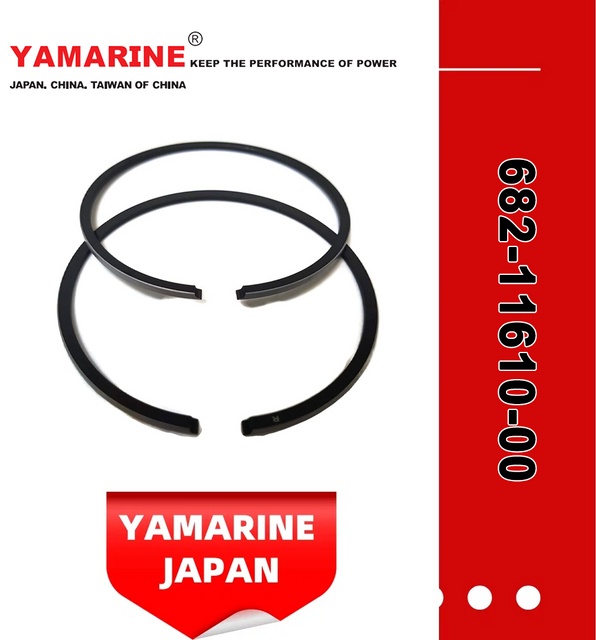 15HP YAMAHA Outboard Motor Piston Ring 682-11610-00, 682-11610-01