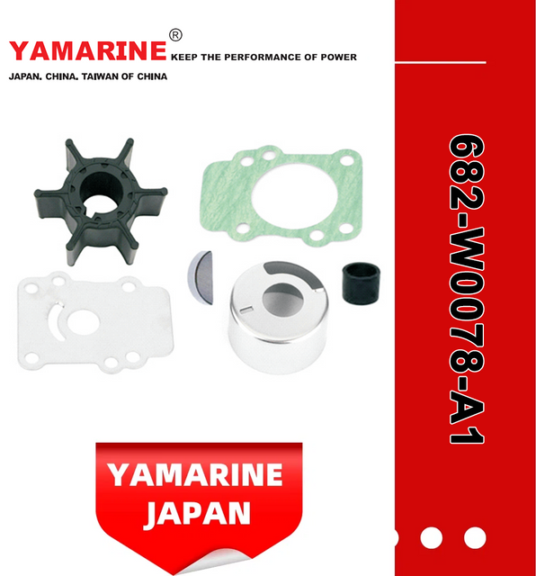 JAPAN YAMARINE Outboard Motor WATER PUMP KIT 682-W0078-A1 Fit for Yamaha Outboard Engine