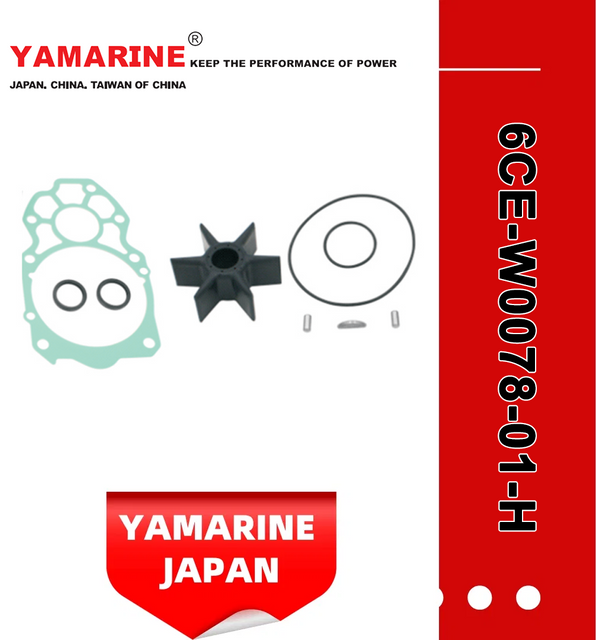 JAPAN YAMARINE Outboard Motor WATER PUMP KIT 6CE-W0078-01-H Fit for Yamaha Outboard Engine