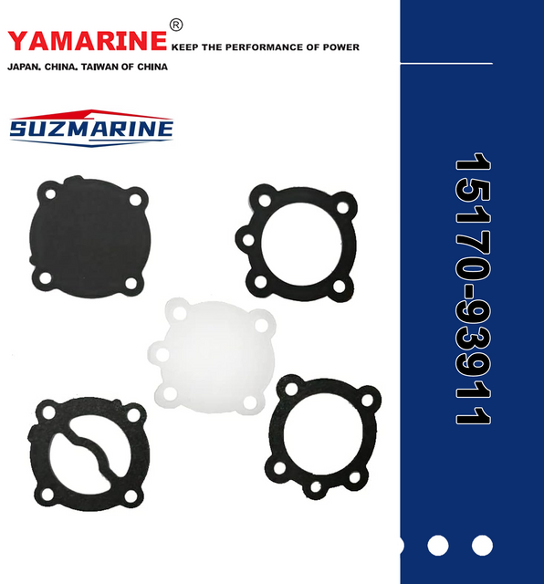 SUZMARINE DT9.9/DT15 outboard motor Fuel Pump Diaphragm Gaskets Kit 15170-93911 fit for SUZUKI 9.9HP 15HP marine engine 