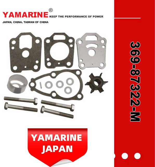 JAPAN YAMARINE outboard motor Water Pump Repair Kit 369-87322-M fit for TOHATSU MERCURY 5HP 6HP