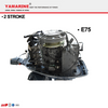 JAPAN YAMARINE 75HP outboard motor replace YAMAHA 2 stroke outboard engine