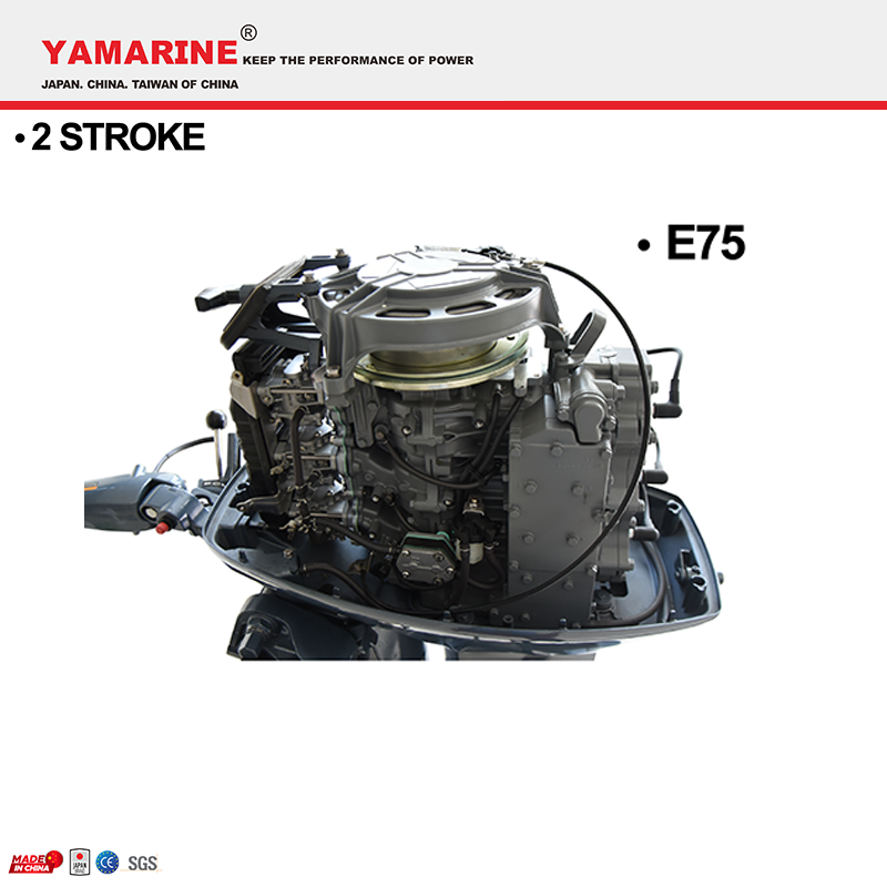 JAPAN YAMARINE 75HP outboard motor replace YAMAHA 2 stroke outboard engine