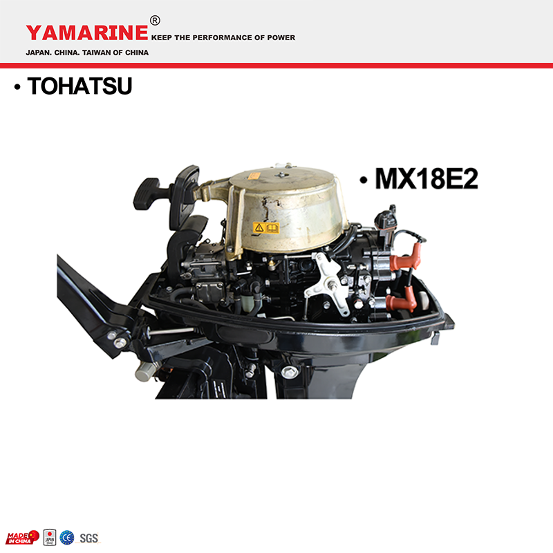 JAPAN YAMARINE 18HP outboard motor replace TOHATSU MX18E2 outboard engine