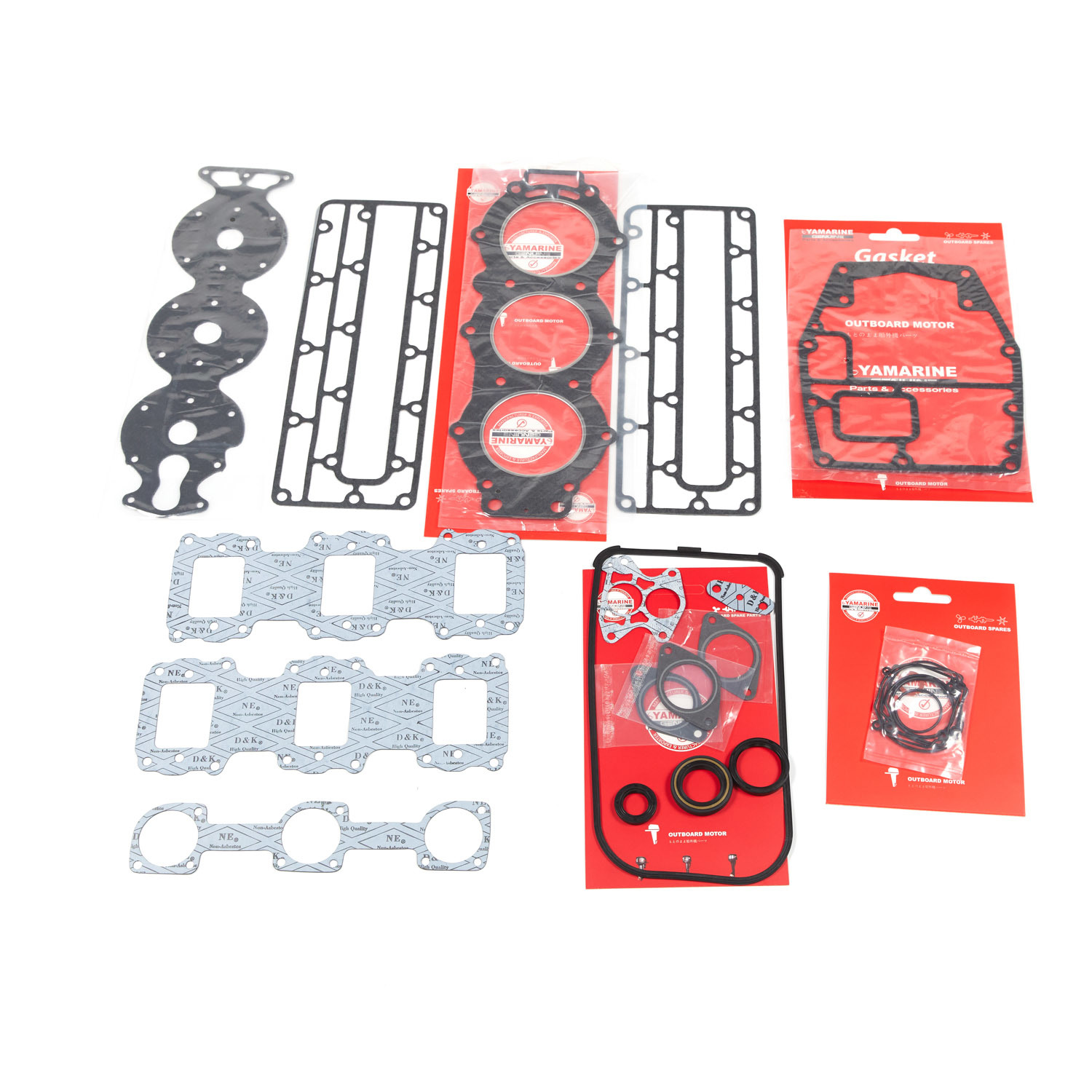 Yamarine Outboard Gasket, Exhaust Outer Cover 688-41114-A0-00, 688-41112-A0-00fit for 75/85HP Outboard Engine