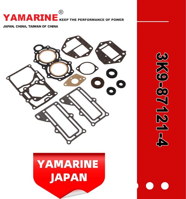 YAMARINE outboard motor Powerhead Gasket Set 3K9-87121-4 fit for MERCURY TOHATSU 8HP/9.8HP