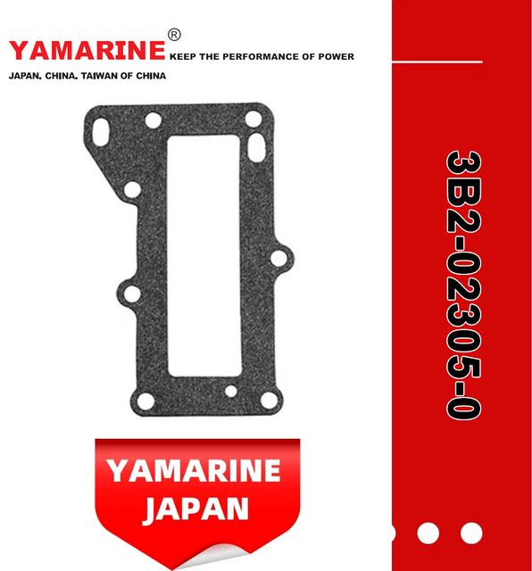 YAMARINE outboard motor Exhaust Cover Gasket 3B2-02305-0 fit for MERCURY TOHATSU 8HP/9.8HP
