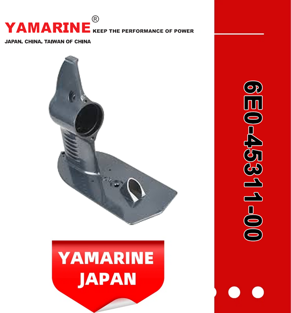 5HP YAMAHA Outboard Lower Until Assy 6e0-45311-02-4D, Lower Casing Assy 6e0-45311-00