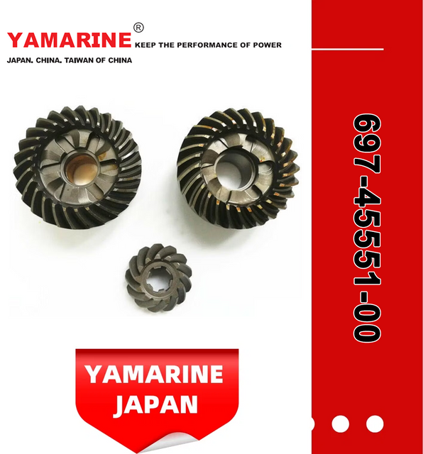 48/55HP YAMAHA Outboard 697-45551-00 Pinion, 697-45560-00 Forward Gear, 697-45571-00 Reverse Gear