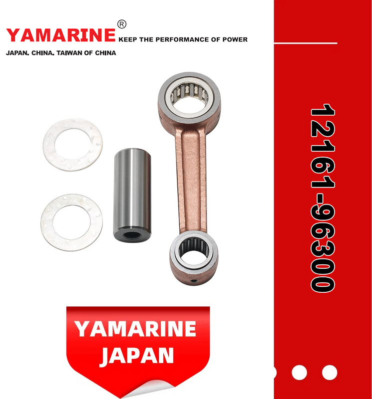25HP Suzuki 12161-96300 Conrod Kit, 12161-91L00 Connecting Rod Kit for Suzuki Dt20 Dt25 Dt30 20HP 25HP 30HP