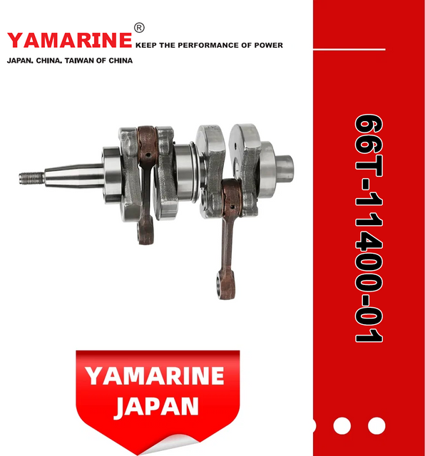 40HP E40X YAMAHA Outboard Crankshaft Assy 66t-11400-01, 66t-11400-00
