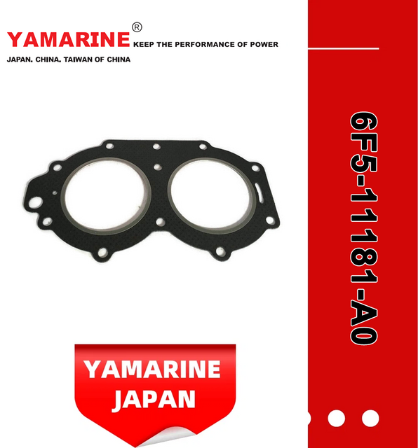 JAPAN YAMARINE OUTBOARD GASKET,CYLINDER HEAD 6F5-11181-A0 Fit for YAMAHA E40G outboard motor 