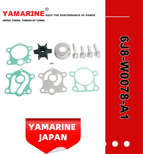 JAPAN YAMARINE Outboard Motor WATER PUMP KIT 6J8-W0078-A1 Fit for Yamaha Outboard Engine