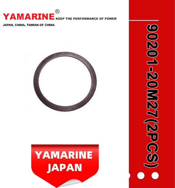 JAPAN YAMARINE outboard motor WASHER ,PLATE 90201-20M27(2PCS) fit for YAMAHA 25HP 30HP outboard engine