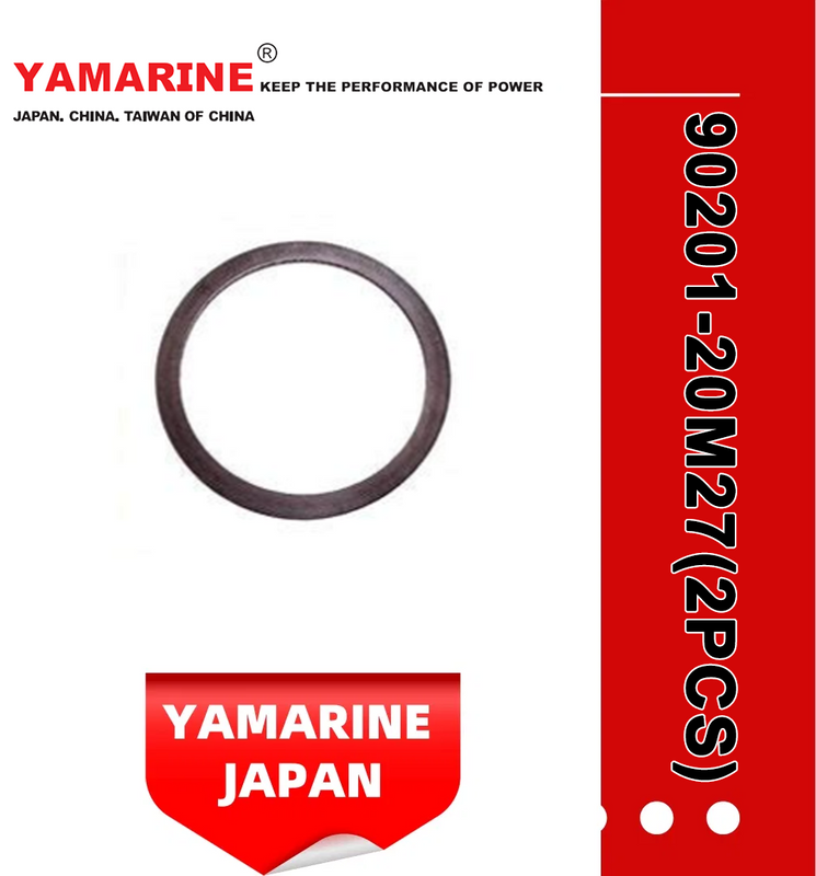 JAPAN YAMARINE outboard motor WASHER ,PLATE 90201-20M27(2PCS) fit for YAMAHA 25HP 30HP outboard engine