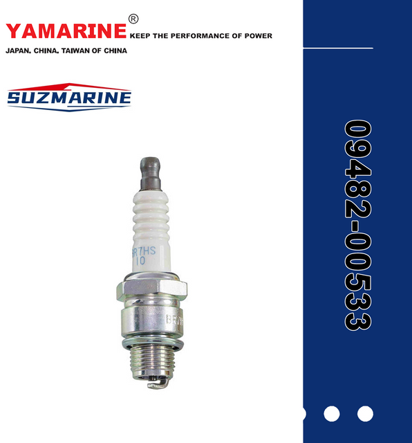SUZMARINE DT9.9/DT15 outboard motor spark plug 09482-00533 fit for SUZUKI 9.9HP 15HP marine engine 